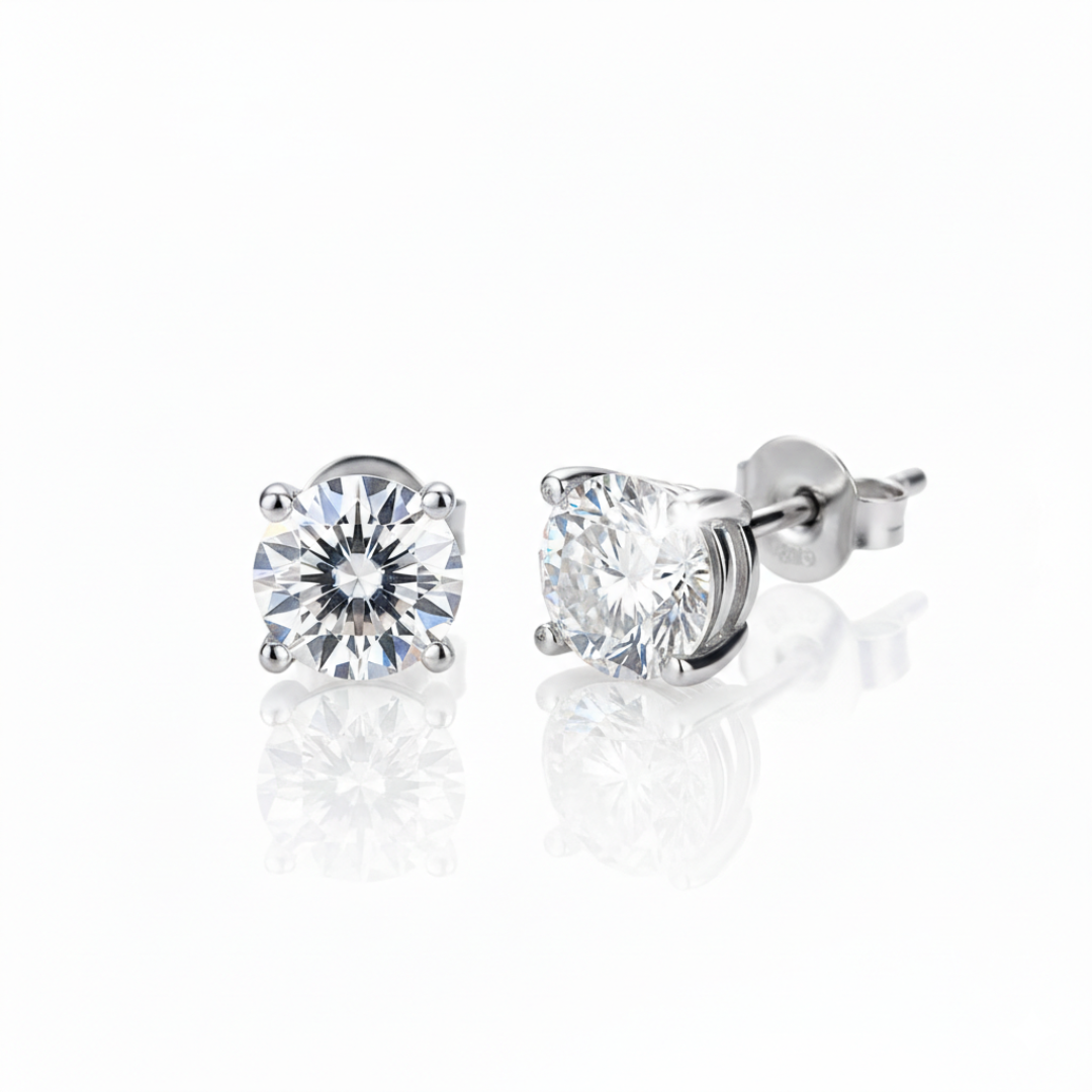 Pendientes Pure Moissanite